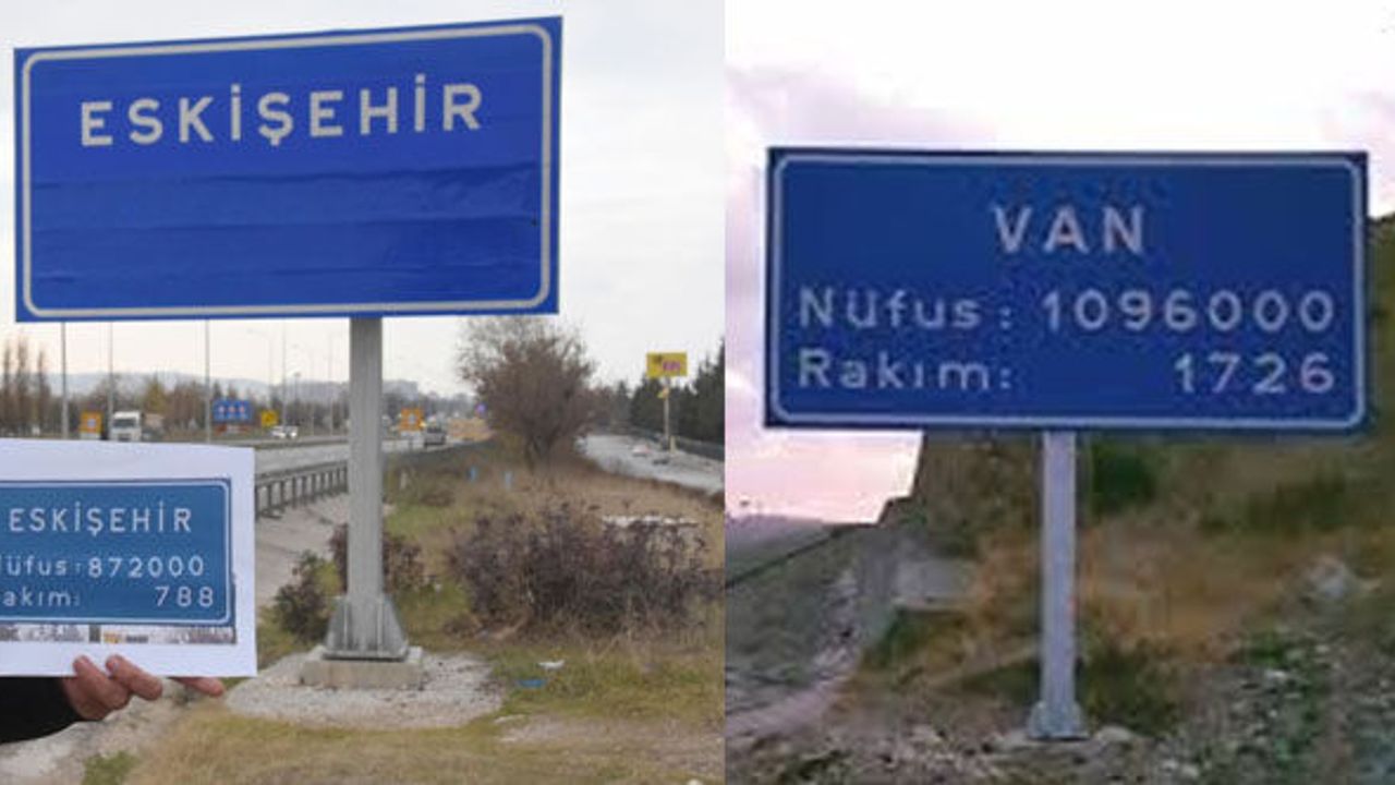 Şehir girişlerindeki isim tabelalarında yeni dönem Artık yazmayacak