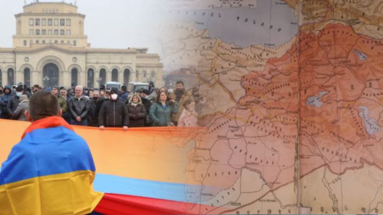 Skandal harita: Van'ı Ermenistan toprağı olarak gösterdiler