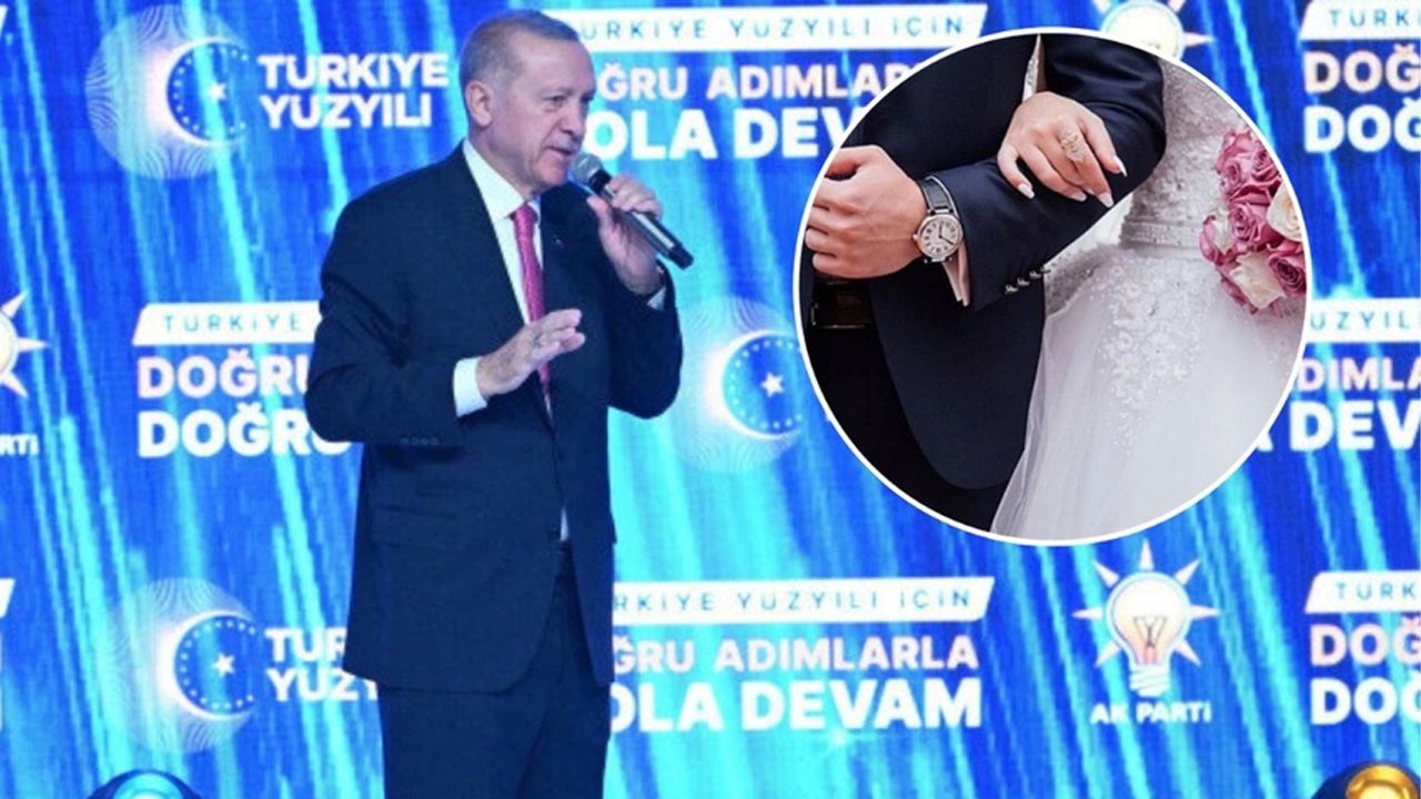 Cumhurbaşkanı Erdoğan'dan yeni evleneceklere 150 bin TL faizsiz kredi müjdesi! İşte detaylar...