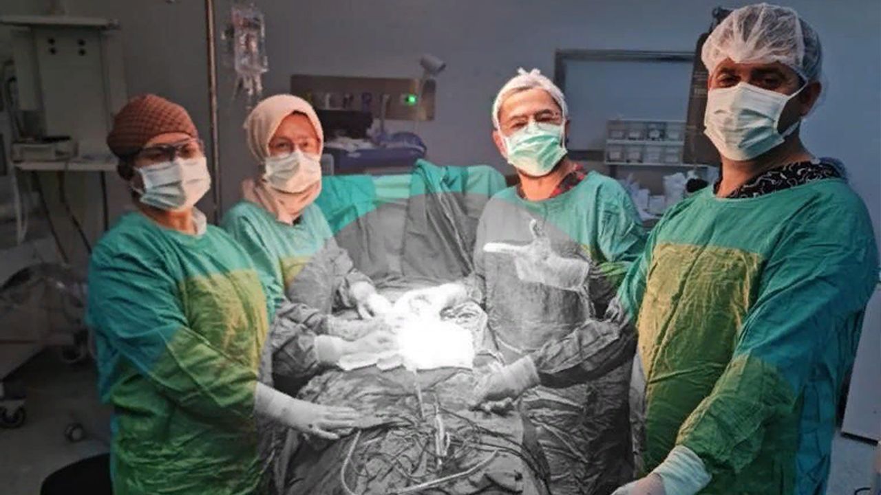 Van'da ameliyata alınan kadının karnından 13 adet miyom çıkarıldı