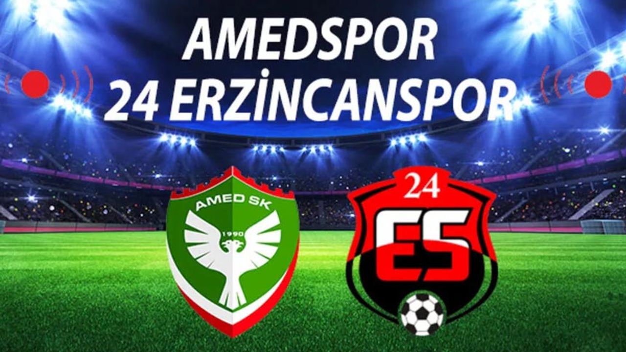 Amedspor'un Play-Off'taki rakibi 24 Erzincanspor oldu