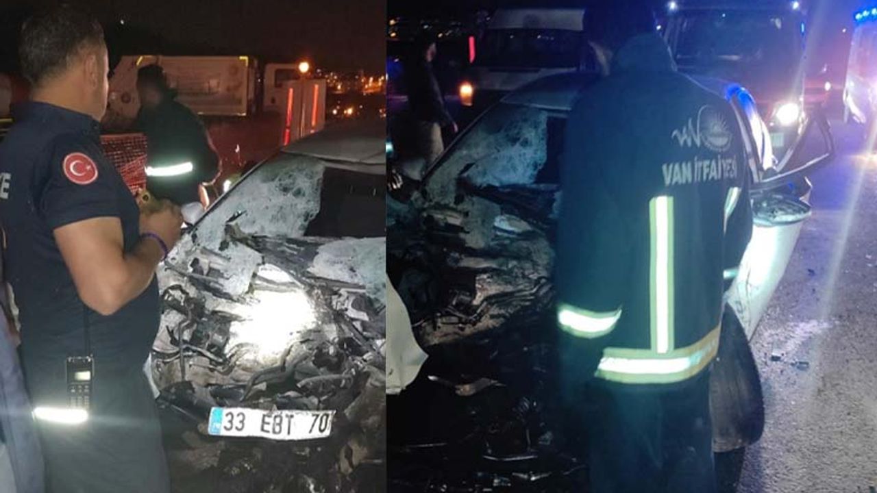 Van'daki trafik kazasında vefat sayısı 2'ye yükseldi