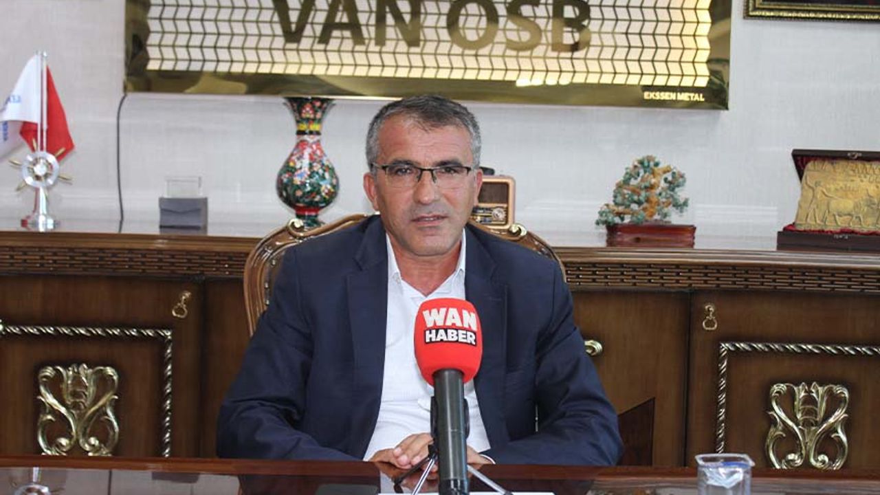 Van OSB’de kaç fabrika üretim yapıyor? Başkan Aslan Wanhaber’e açıkladı