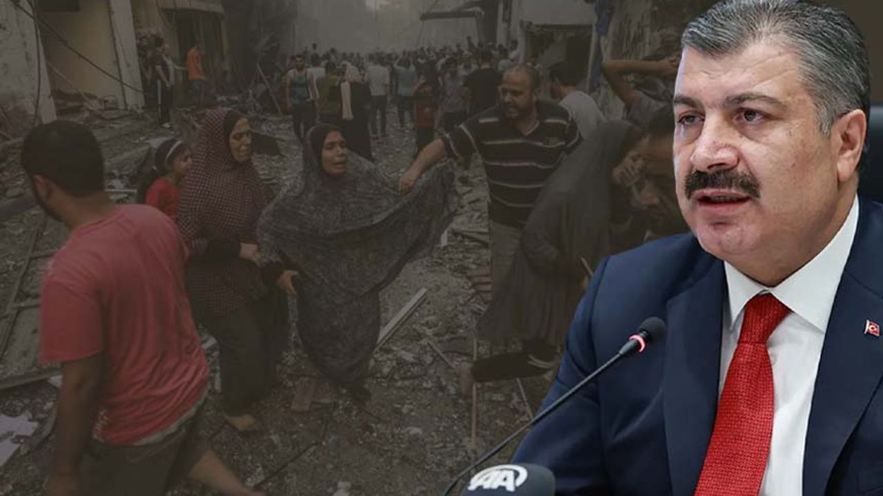 Gazze'deki katliam sonrası Türkiye harekete geçti: Bakan Koca alınan kararı duyurdu!