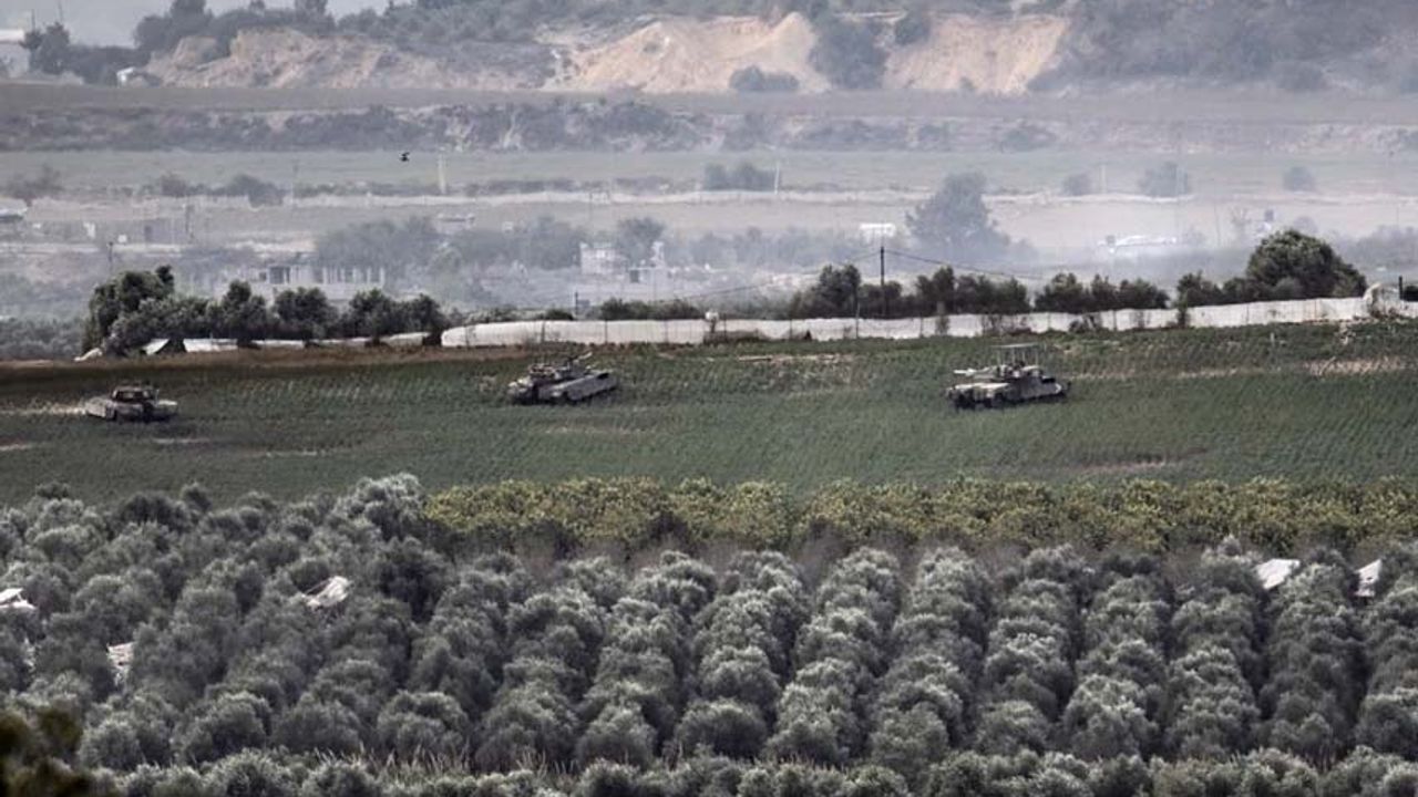 İsrail ordusu sınırı geçti: Tanklar arazilere konuşlandırıldı