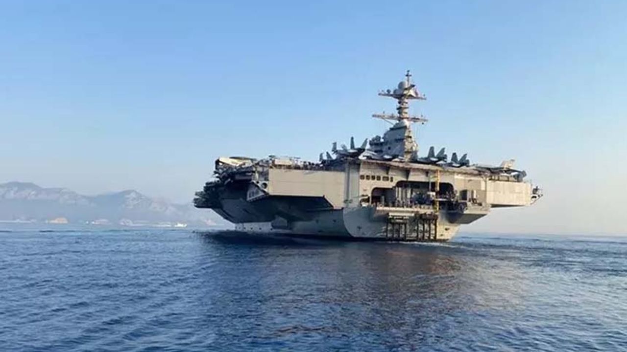 ABD'den 'İran' hamlesi! Uçak gemisi hareket etti, Doğu Akdeniz'de gerilim artıyor