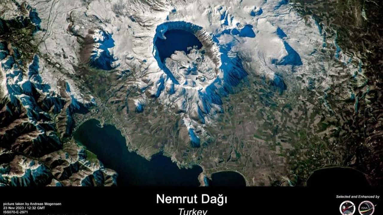 Van Gölü Havzası uzaydan görüntülendi
