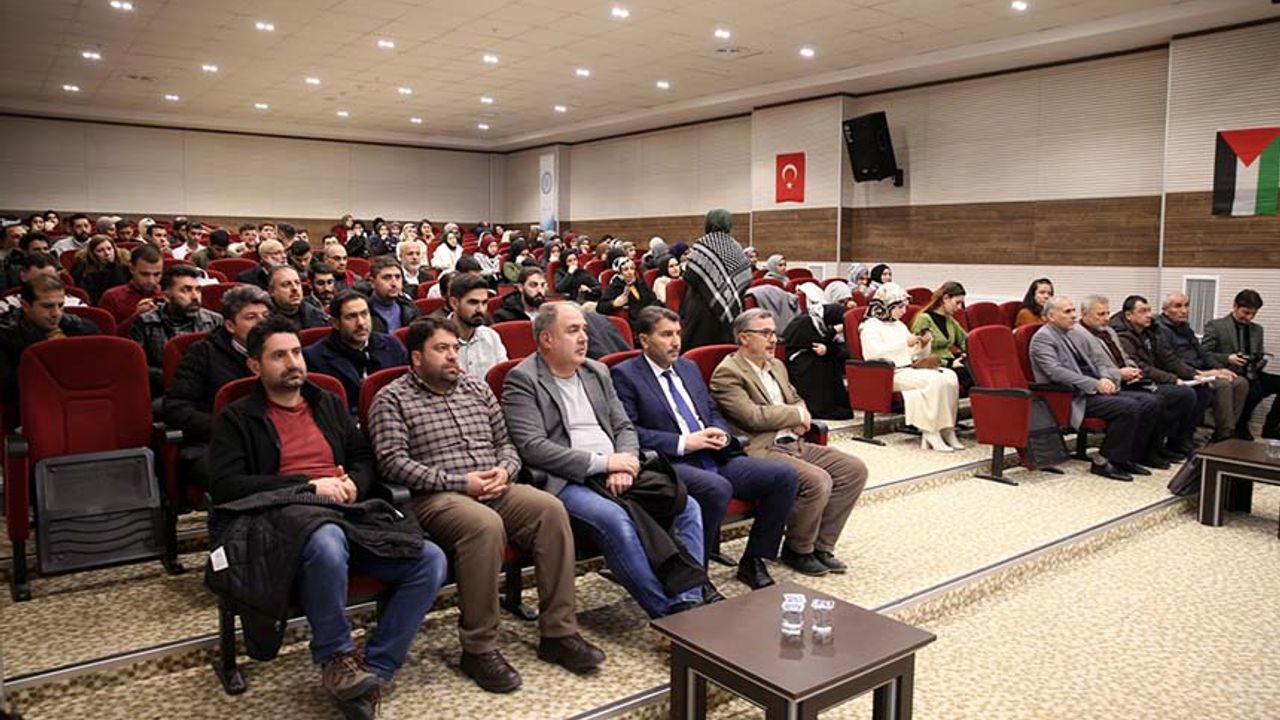 Bitlis'te "Gazze bizim neyimiz olur?" konferansı düzenlendi