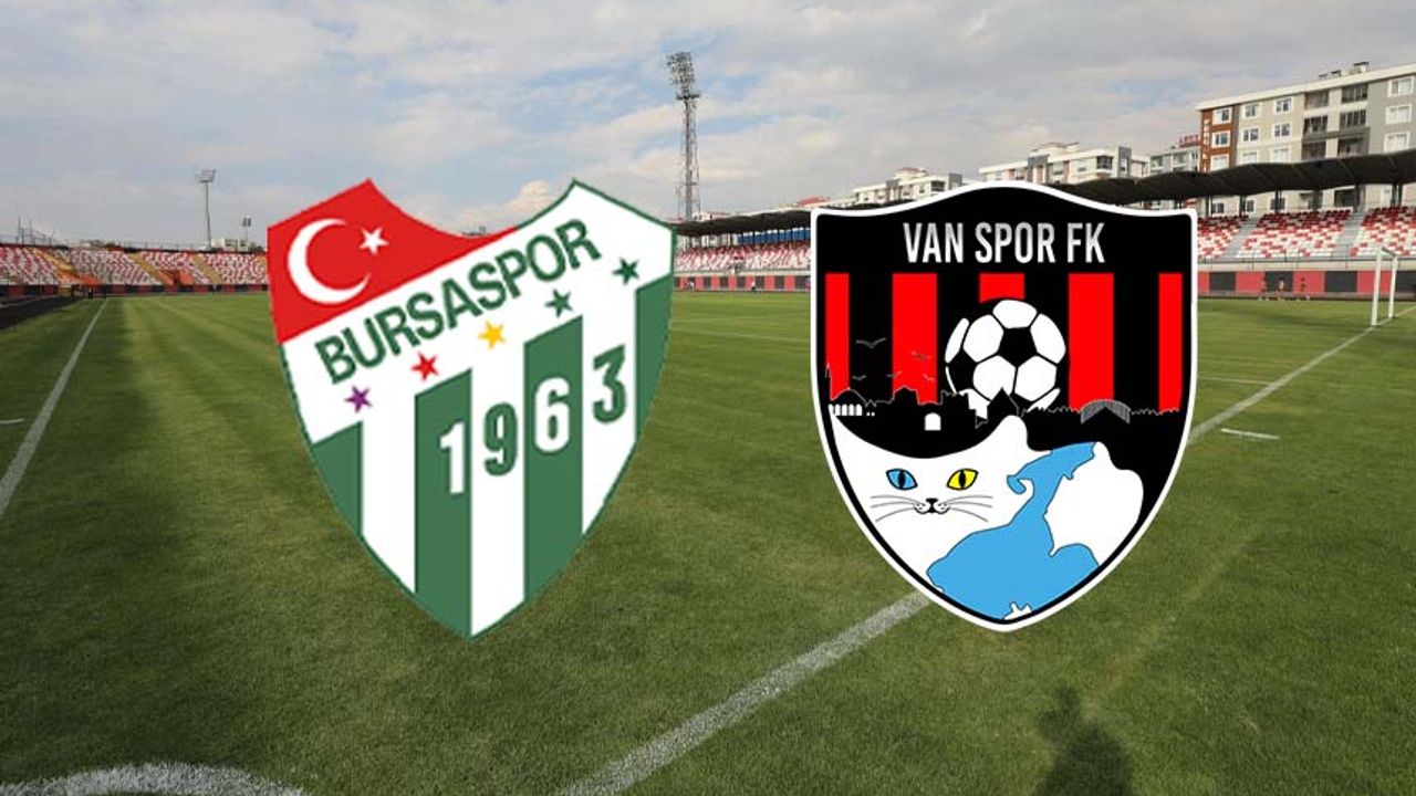 Van Spor – Bursaspor maçı ilk 11’leri belli oldu