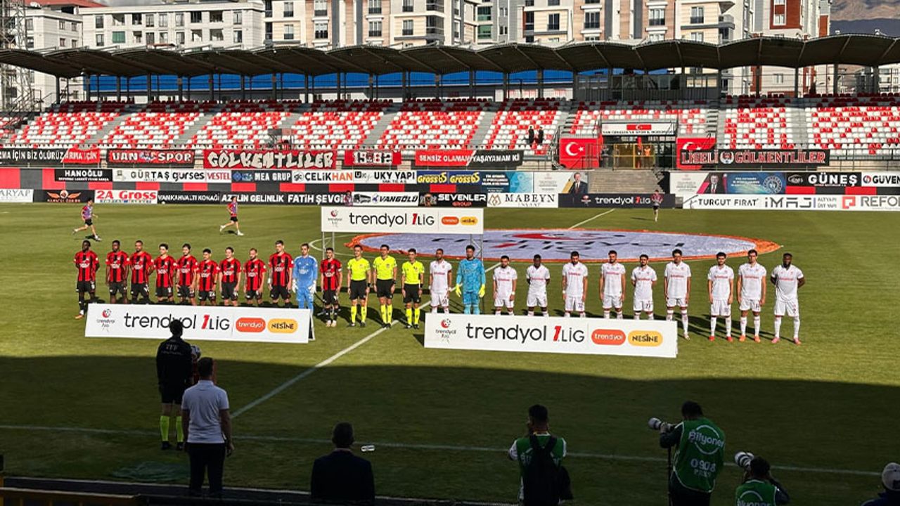 Van Spor sahasında 1 puana razı!