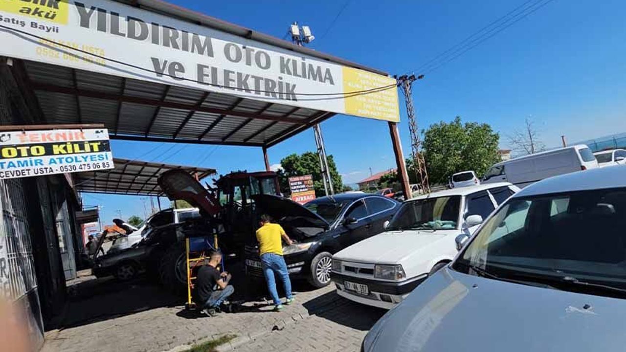 Van'da sürücüler sanayiye akın etti