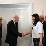 DEM Parti heyeti MHP Lideri Bahçeli’yi ziyaret etti