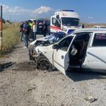 Tatvan - Van kara yolunda iki otomobil çarpıştı: 6 yaralı