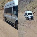 Cennet-Cehennem Vadisi'ne giden turistler yolda kaldı