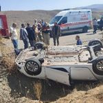 Van'da otomobil takla attı! 1 yaralı