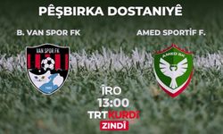 Vanspor Amedspor maçı TRT Kurdi'den canlı yayınlanacak