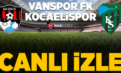 Vanspor FK - Kocaelispor Maçı Canlı İzle