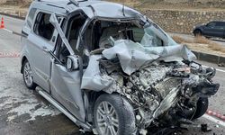 Van'da feci kaza! Kamyona arkadan çarpan hafif ticari aracın sürüsü öldü