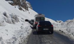 Van-Bahçesaray yolu tek şeritten ulaşıma açıldı