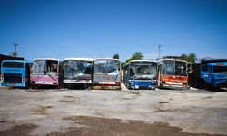 Van'ın kaderine terk edilmiş emektar otobüsleri