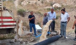 Erciş’te yetersiz gelen su şebekesine takviye sondaj vuruldu