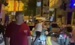 İstanbul’da komşuların park yeri kavgası kamerada