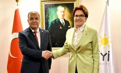 Meral Akşener, ANAP Genel Başkanı İbrahim Çelebi'yi kabul etti