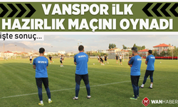 Van Spor FK ilk hazırlık maçını oynadı İşte sonuç...