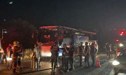 Van'a gelen yolcu otobüsü alev alev yandı: Facianın eşiğinden dönüldü