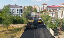Eminpaşa Mahallesinde asfalt çalışması