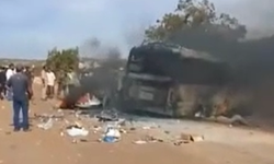 Libya’da uluslararası kurtarma ekibi trafik kazası geçirdi