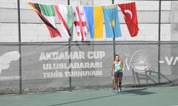 Van'da düzenlenen "Akdamar Cup Uluslararası Tenis Turnuvası" başladı