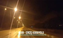 Van polisinden sürücülere, yol durumu hakkında videolu bilgilendirme