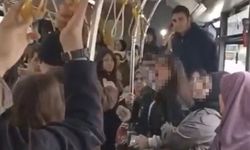 Otobüste 2 kadın arasında kavga çıktı