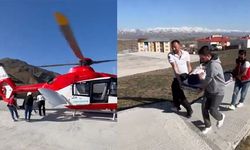 Van'da ambulans helikopter 64 yaşındaki hasta için havalandı