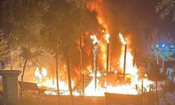 İpekyolu’nda çocuk parkı yakıldı