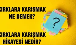 Kırklara Karışmak Ne Demek? Kırklara Karışmak Nedir?