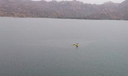 Yangına müdahale eden THK uçağı Bafa Gölü'ne düştü