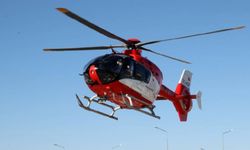 Akdamar'da yaralanan vatandaş, ambulans helikopterle hastaneye kaldırıldı