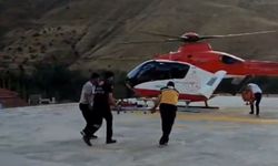 Helikopter ambulans 4 yaşındaki çocuk için havalandı