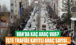 TÜİK Van'daki Araç Sayısını Verileriyle Açıkladı!