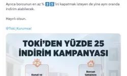 TOKİ Peşin Ödeme İndiriminde Fırsat: Yüzde 25!