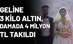 Düğünde Geline 3 Kilo Altın, Damada 4 Milyon TL Takıldı!