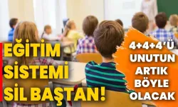 MEB Sistem Değişikliğine Gidiyor, 4+4+4 Sistemi Yİne Değişiyor!