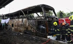 Okul Servisi Alevlere Teslim Oldu, 19  Öğrenci Hayatını Kaybetti!