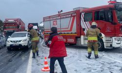 Bolu'daki zincirleme kazaya Van ekibi de müdahale etti