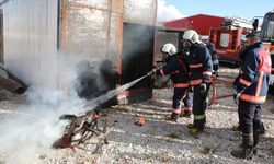 Van itfaiyesinden önemli tatbikat