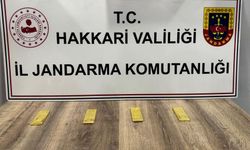 Hakkari-Van kara yolunda bir araçta 4 kilo külçe altın ele geçirildi