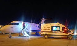 Van'da immün yetmezliği tanısı konulan bebek, ambulans uçakla İstanbul'a sevk edildi