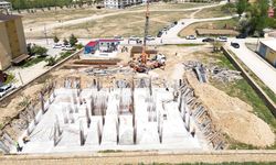 Gürpınar'da emniyet binası ve lojmanın temeli atıldı